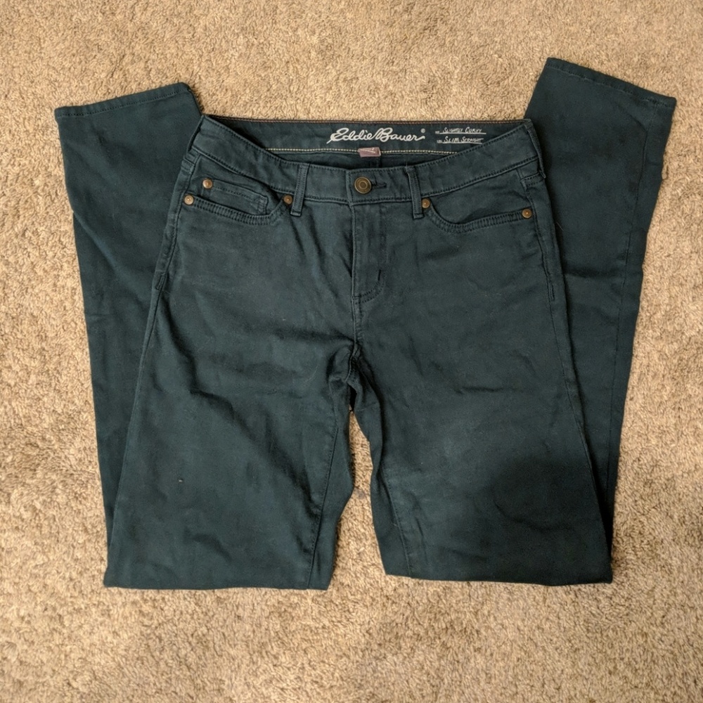 Eddie Bauer teal jeans